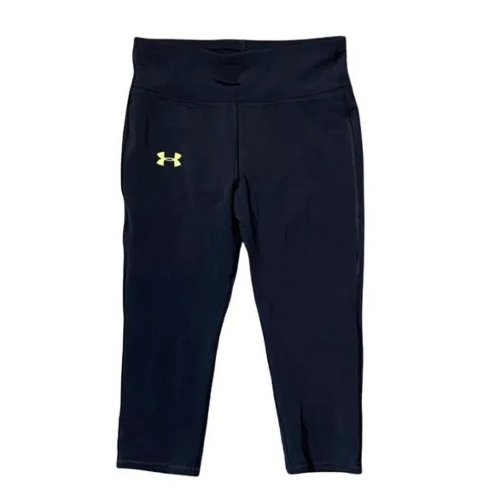Under Armour Legging Size Extra Small Yellow Black